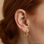 Oorringen - Roestvrij staal - Hartvormig