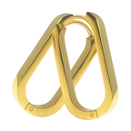 Oorringen - Roestvrij staal - Ovaal