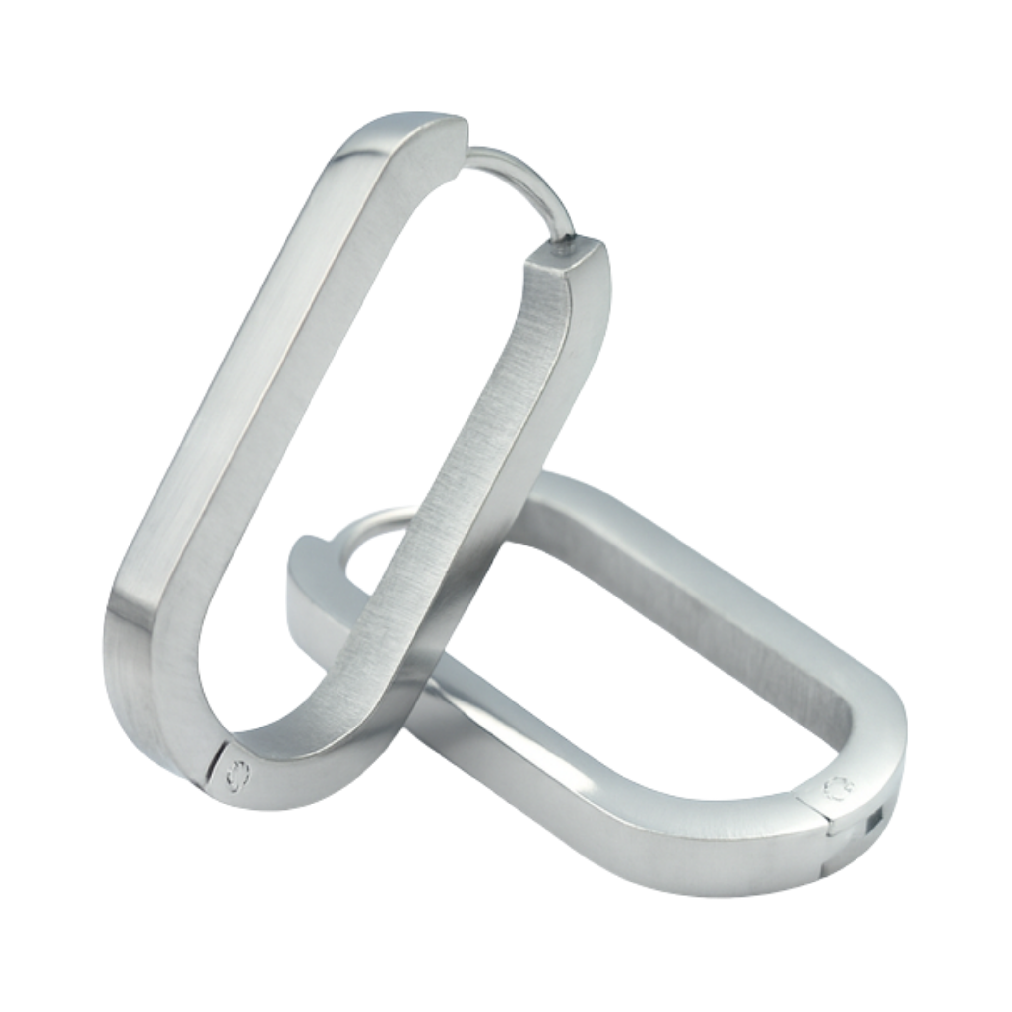 Oorringen - Roestvrij staal - Ovaal