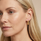 Oorringen - Roestvrij staal - Rechthoekig