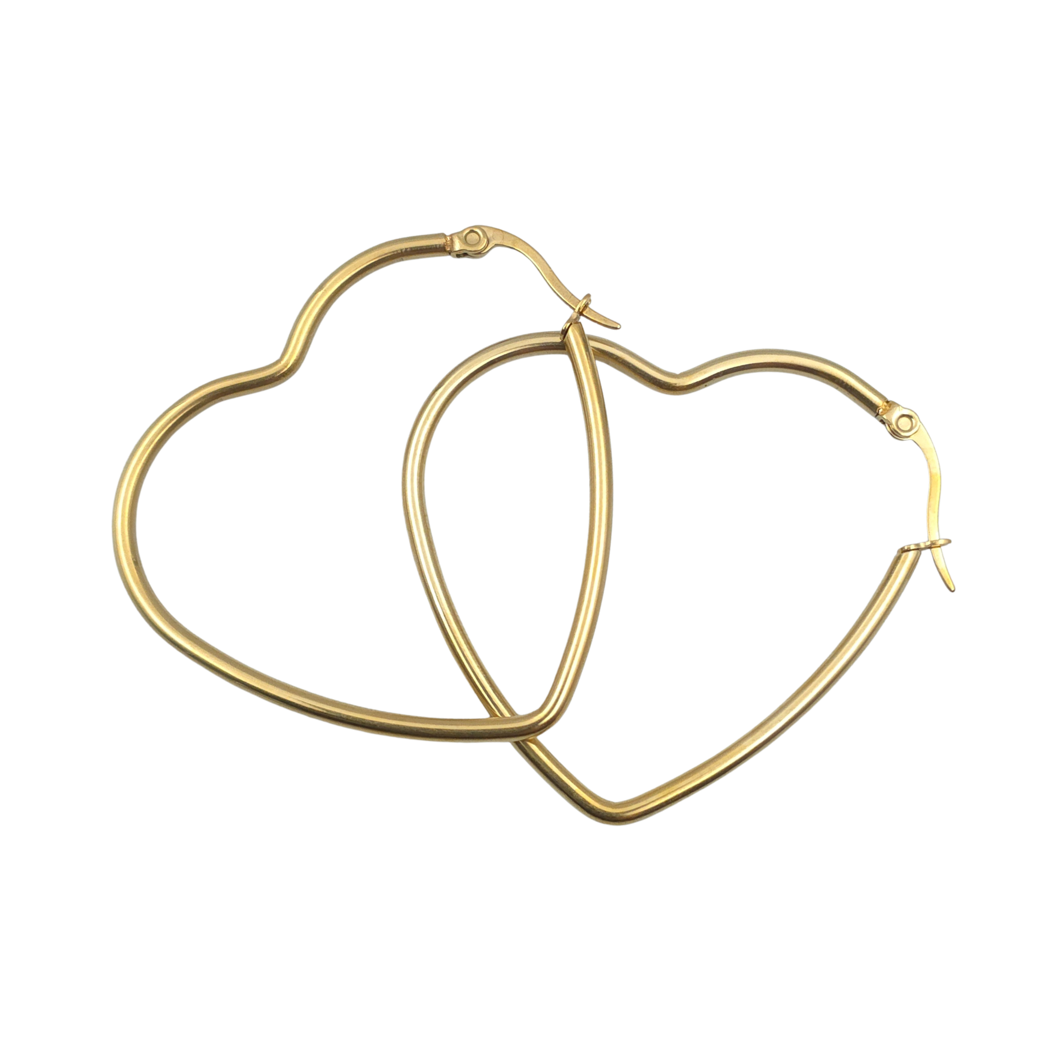 Oorringen - Roestvrij staal - Hartvormig