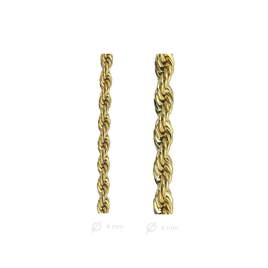 Schakelarmband - Roestvrij staal - 18 cm - 6 mm