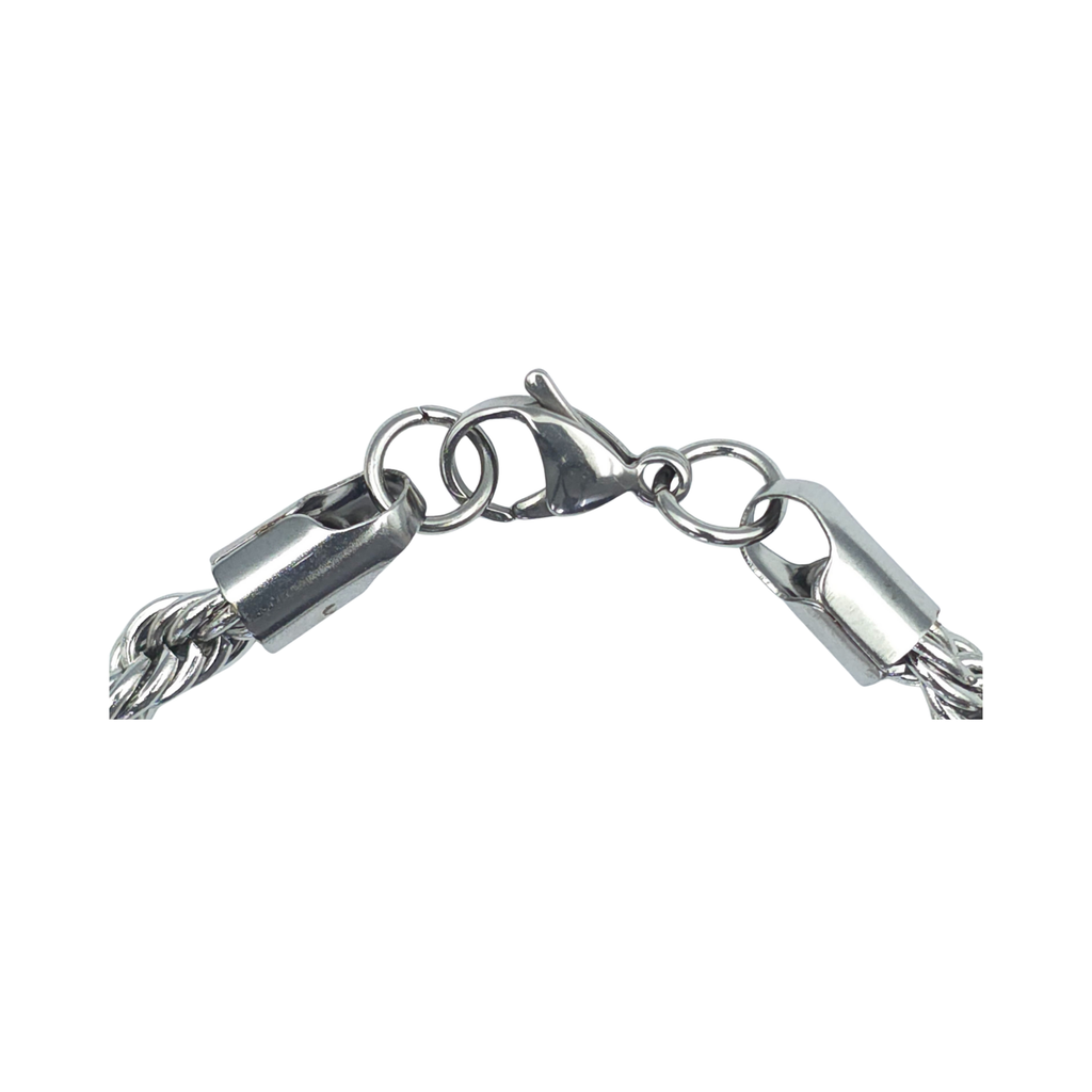 Schakelarmband set - Roestvrij staal - 18 cm - 4 mm en 6 mm