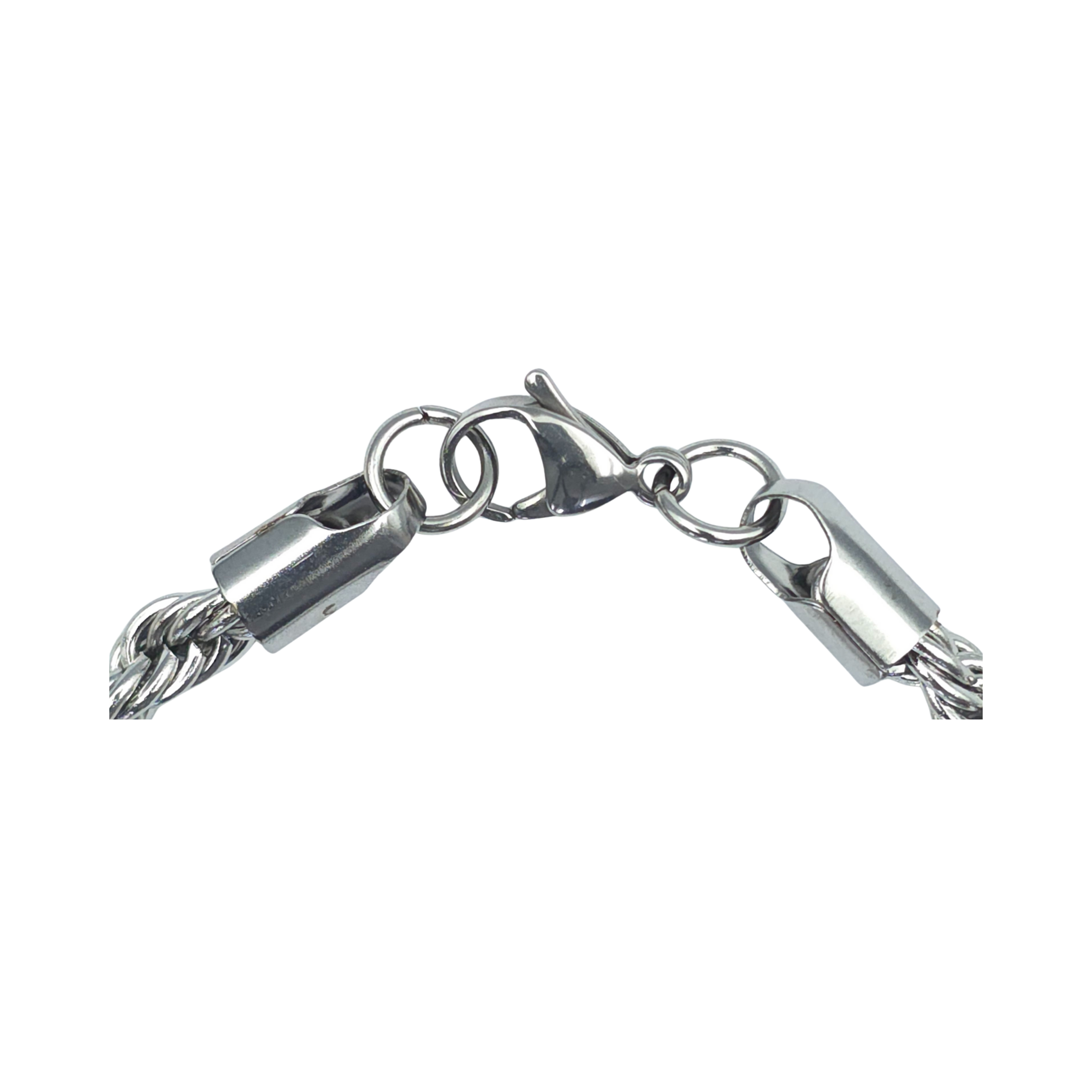 Schakelarmband set - Roestvrij staal - 18 cm - 4 mm en 6 mm