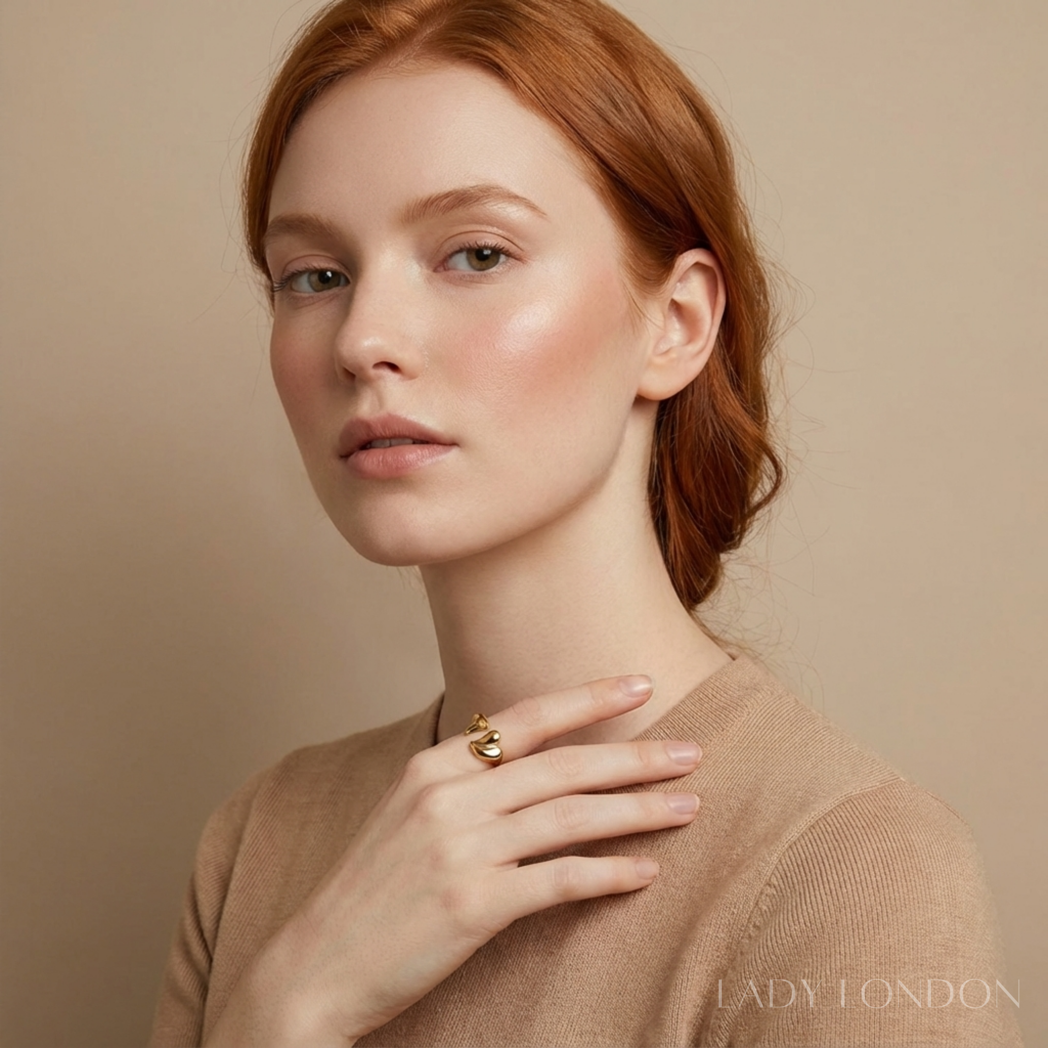 Open ring - Roestvrij staal - Hartvormig