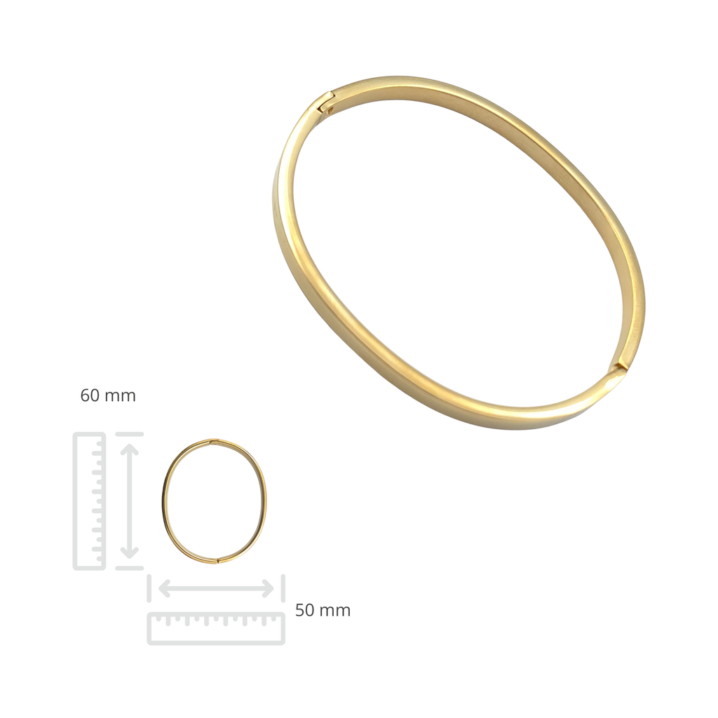 Bangle - Roestvrij staal - 4 mm