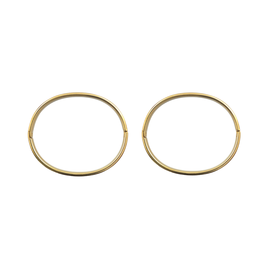 Bangle set - Roestvrij staal - 4 mm en 6 mm