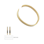 Bangle set - Roestvrij staal - 4 mm en 6 mm