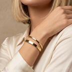 Bangle set - Roestvrij staal - 4 mm en 6 mm