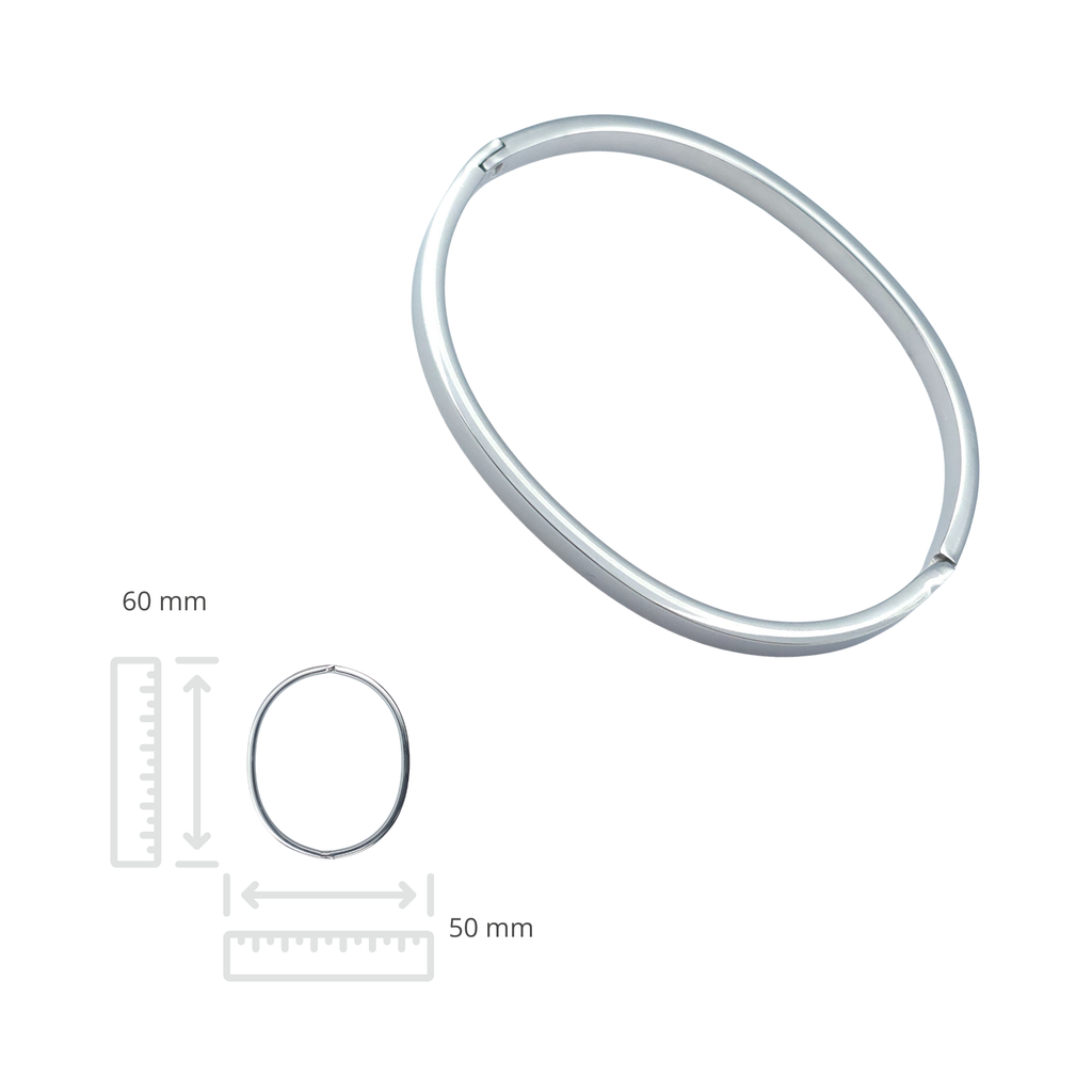 Bangle set - Roestvrij staal - 4 mm en 6 mm