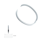 Bangle - Roestvrij staal - 6 mm