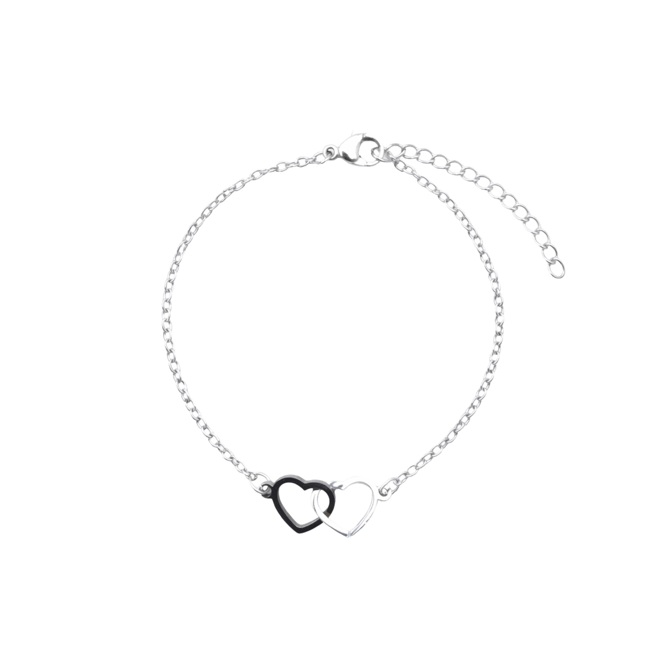 Schakelarmband - Roestvrij staal - 17 cm