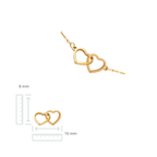 Schakelarmband - Roestvrij staal - 17 cm