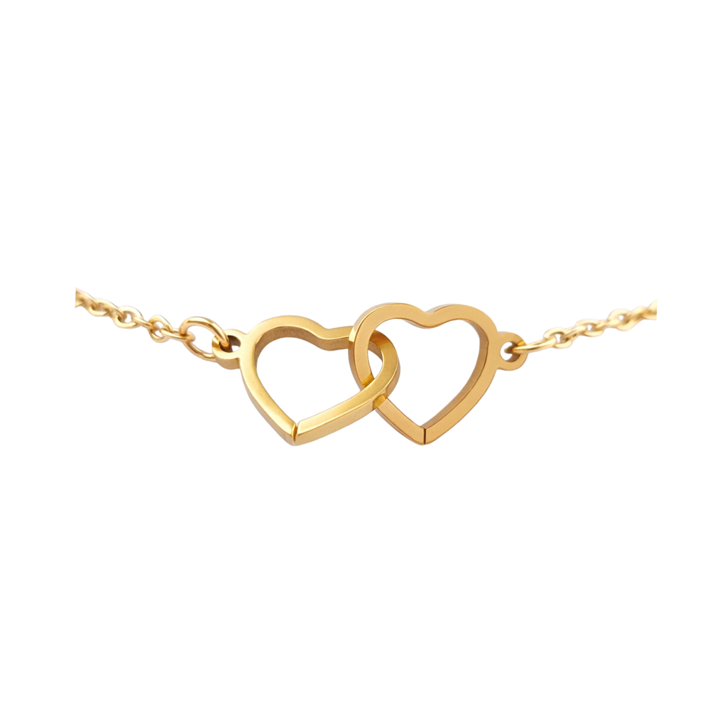 Schakelarmband set - Roestvrij staal - 17 cm