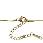 Ketting met hanger - Roestvrij staal - Hartvormig - 45 cm