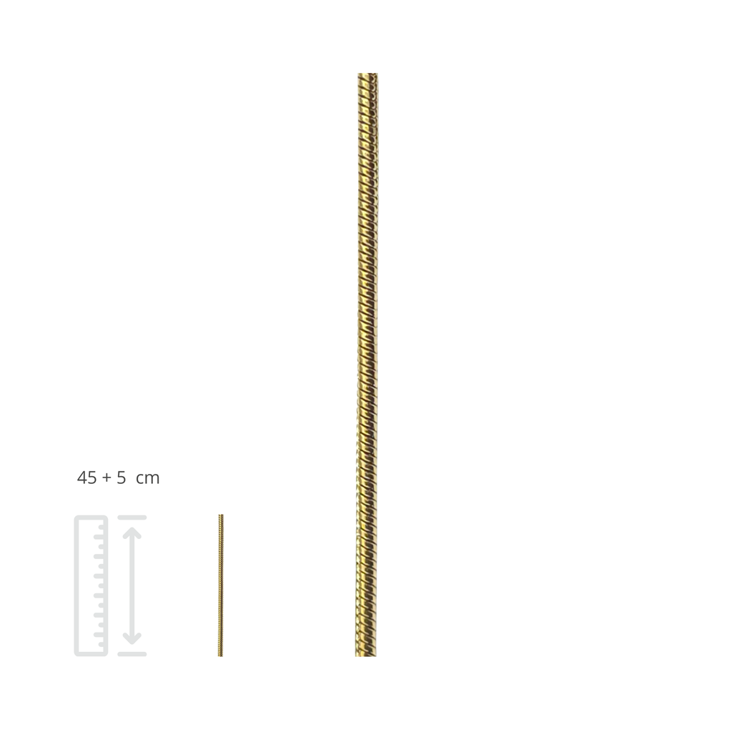 Ketting met hanger - Roestvrij staal - Hartvormig - 45 cm