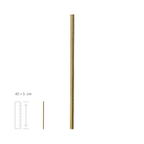 Ketting met hanger - Roestvrij staal - Hartvormig - 45 cm